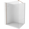 Mexen Kioto sprchová stena Walk-in 70 x 200 cm, pruhované 8 mm, ružové zlato - 800-070-101-60-09