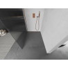 Mexen Kioto sprchová stena Walk-in 70 x 200 cm, pruhy 8 mm, ružové zlato - 800-070-101-60-09