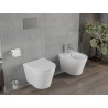 Mexen Rico WC misa Rimless s pomaly zatvárajúcim sa slim sedadlom, duroplast, biely lesk - 30720400