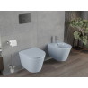 Mexen Rico WC misa Rimless s pomaly sa spúšťajúcou slim doskou, duroplast, sivomodrý mat - 30724069