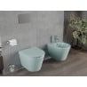 Mexen Rico WC misa Rimless s doskou Slim s pomalým zatváraním, duroplast, svetlozelená matná - 30724048