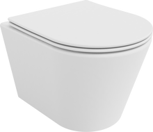 Mexen Rico miska WC Rimless s doskou s pomalým sklápáním slim, duroplast, biela matná - 30724001