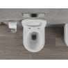 Mexen Rico WC misa Rimless s pomaly padajúcim sedátkom, duroplast, matná biela - 30724001