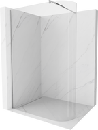 Mexen Kioto zaoblená sprchová zástena 90 x 200 cm, Priehľadné 8 mm, Chrómová - 800-090-101-01-06
