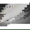 Mexen Kioto+ sprchová stena s poličkou a lištou 140 x 200 cm, prúžky 8 mm, Zlatá - 800-140-121-50-09