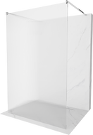 Mexen Kioto voľne stojaca sprchová stena 100 x 200 cm, pásiky 8 mm, chróm - 800-100-002-01-09