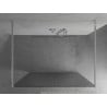 Mexen Kioto voľne stojaca sprchová stena 100 x 200 cm, pásiky 8 mm, chróm - 800-100-002-01-09