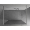 Mexen Kioto voľne stojaca sprchová stena 100 x 200 cm, prúžkovaný 8 mm, chróm - 800-100-002-01-09