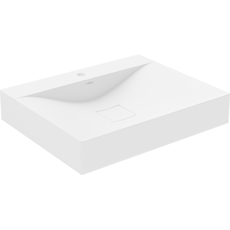 Mexen Poli umývadlo na dosku z konglomerátu 1/O 60 x 48 cm, biele - 23026001