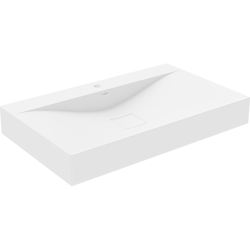 Mexen Poli umývadlo na dosku z konglomerátu 1/O 80 x 48 cm, biela - 23028001