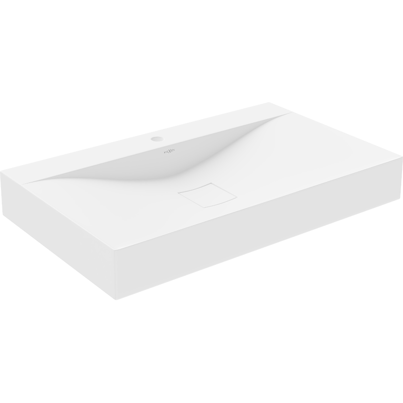 Mexen Poli umývadlo na dosku z konglomerátu 1/O 80 x 48 cm, biele - 23028001