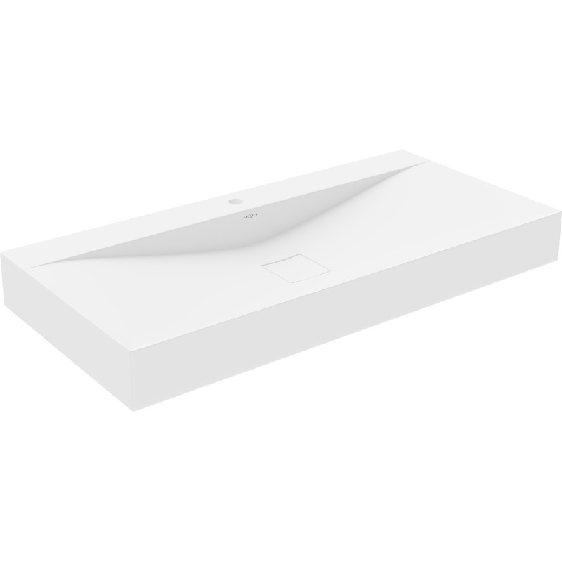 Mexen Poli umývadlo na dosku z konglomerátu 1/O 100 x 48 cm, biele - 23021001