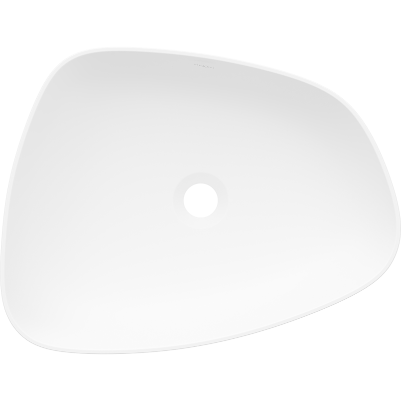 Mexen Ono umývadlo na dosku z konglomerátu 51 x 39 cm, biele - 23045101