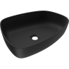 Mexen Ono dosková umývadlo z konglomerátu 51 x 39 cm, čierna - 23045171