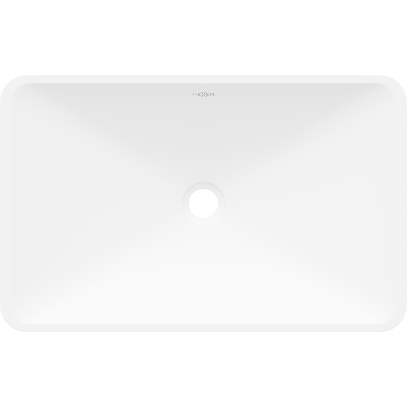 Mexen Esper umývadlo na dosku z konglomerátu 60 x 38 cm, biele - 23036001