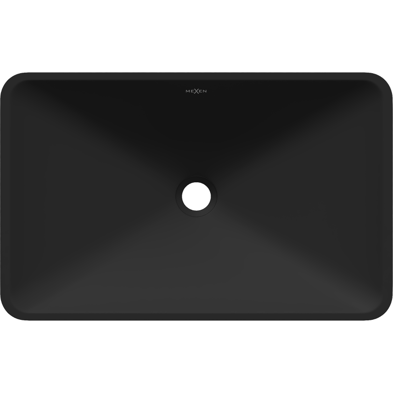 Mexen Esper umývadlo na dosku z konglomerátu 60 x 38 cm, čierna - 23036071