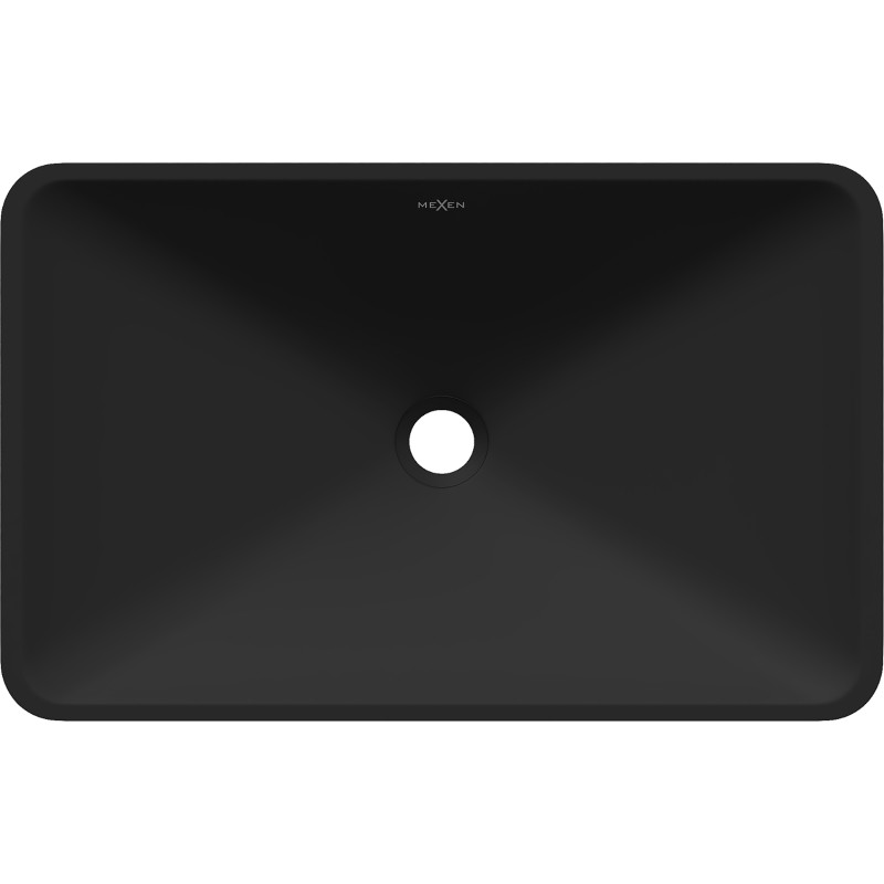 Mexen Esper umývadlo na dosku z konglomerátu 60 x 38 cm, čierne - 23036071