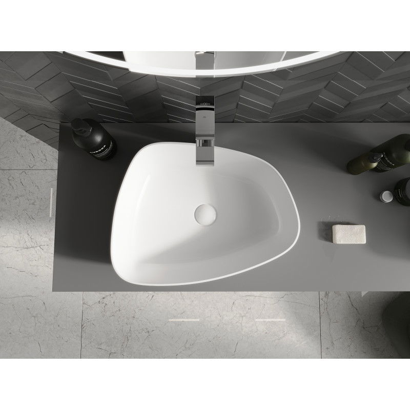 Mexen Ono umývadlo na dosku z kompozitu 51 x 39 cm, biele - 23045101