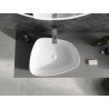 Mexen Ono umývadlo na dosku z konglomerátu 51 x 39 cm, biele - 23045101