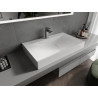 Mexen Poli umývadlo na dosku z konglomerátu 1/O 80 x 48 cm, biele - 23028001