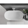 Mexen Rimini voľne stojaca vaňa z konglomerátu 150 x 75 cm, matná biela - 57241507500