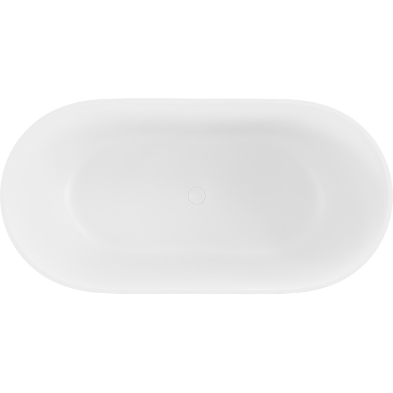 Mexen Rimini voľne stojaca vaňa z konglomerátu 150 x 75 cm, biela mat - 57241507500