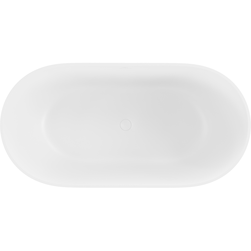 Mexen Rimini voľne stojaca vaňa z konglomerátu 150 x 75 cm, biela matná - 57241507500