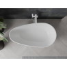 Mexen Palermo samostatne stojaca vaňa z konglomerátu 150 x 78 cm, biela matná - 57211507800