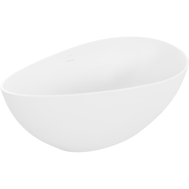 Mexen Parma voľne stojaca vaňa z konglomerátu 160 x 95 cm, biela mat - 57231609500