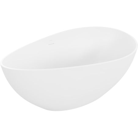 Mexen Parma voľne stojaca vaňa z konglomerátu 160 x 95 cm, biela mat - 57231609500