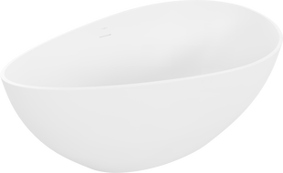 Mexen Parma voľne stojaca vaňa z konglomerátu 160 x 95 cm, biela matná - 57231609500