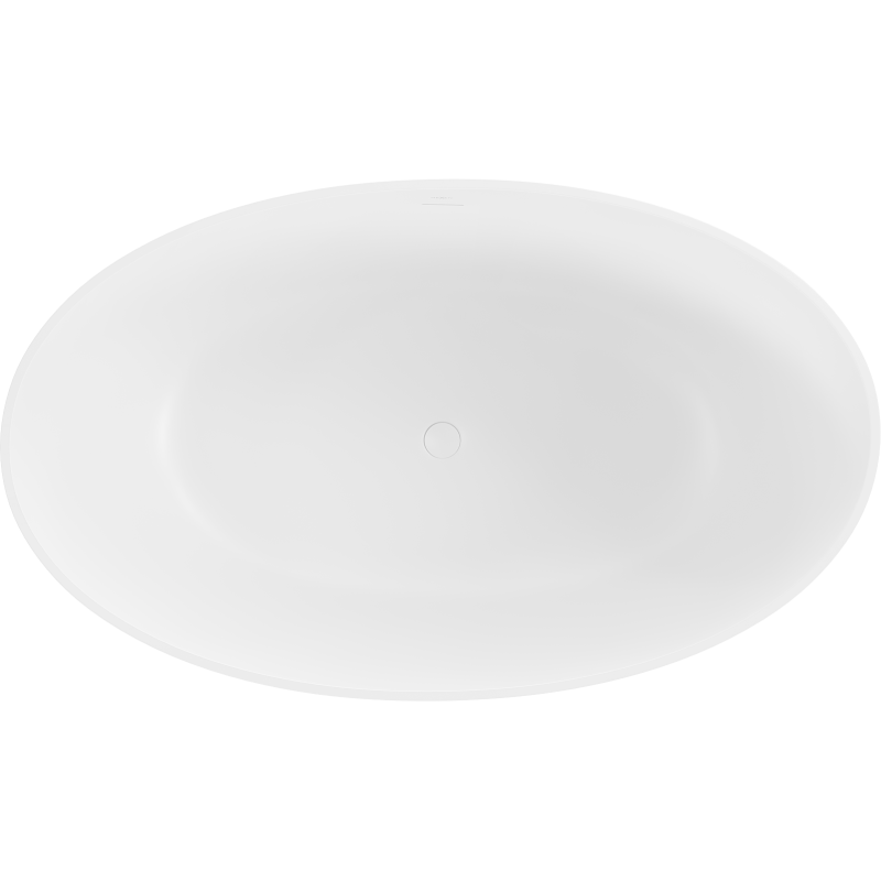 Mexen Parma voľne stojaca vaňa z konglomerátu 160 x 95 cm, biela mat - 57231609500