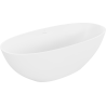 Mexen Bari samostatne stojaca vaňa z konglomerátu 165 x 75 cm, biela matná - 57221657500