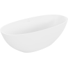Mexen Bari voľne stojaca vaňa z konglomerátu 165 x 75 cm, biela matná - 57221657500