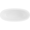 Mexen Bari voľne stojaca vaňa z konglomerátu 165 x 75 cm, matná biela - 57221657500