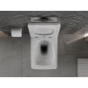 Mexen Vera WC misa Rimless s pomaly sklápaním slim, duroplast, biela - 30164000
