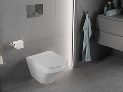 Mexen Vito WC misa Rimless s pomaly zatvárajúcim sedadlom slim, duroplast, biela lesk - 30174000