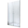 Mexen Texas sprchové dvere otváracie 80 cm, transparentné, chróm - 880-080-000-01-00