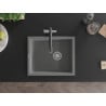 Mexen Pedro granitový jednokomorový drez 560 x 460 mm, šedá - 6508561000-71