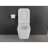 Mexen Cube WC misa Rimless s doskou so spomaleným poklesom slim, duroplast, biela lesklá - 30924000