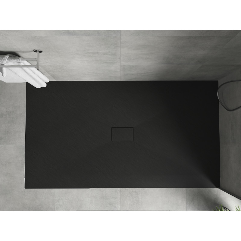 Mexen Hugo obdĺžnikový sprchový kút SMC 170 x 100 cm, čierny - 42701017