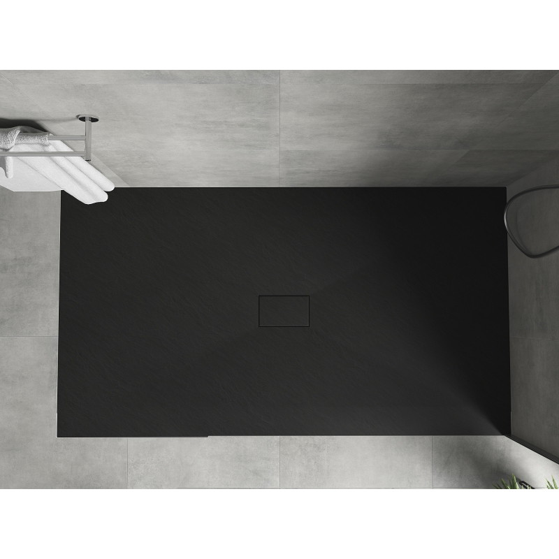 Mexen Hugo obdĺžniková sprchová vanička SMC 150 x 100 cm, čierna - 42701015