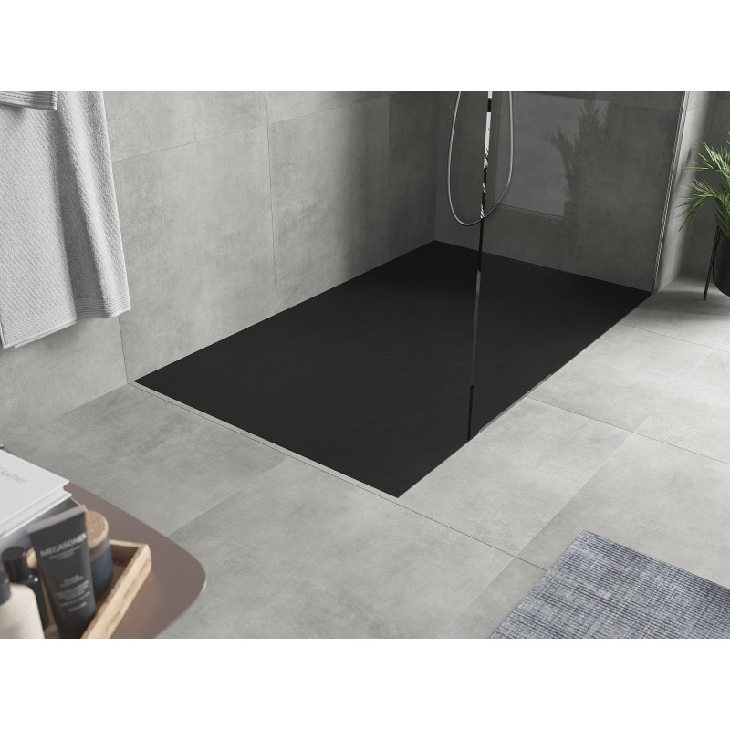Mexen Hugo obdĺžnikový sprchový kút SMC 150 x 90 cm, čierny - 42709015