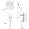 Mexen R-17 bodová sprchová súprava, chróm - 785175052-00