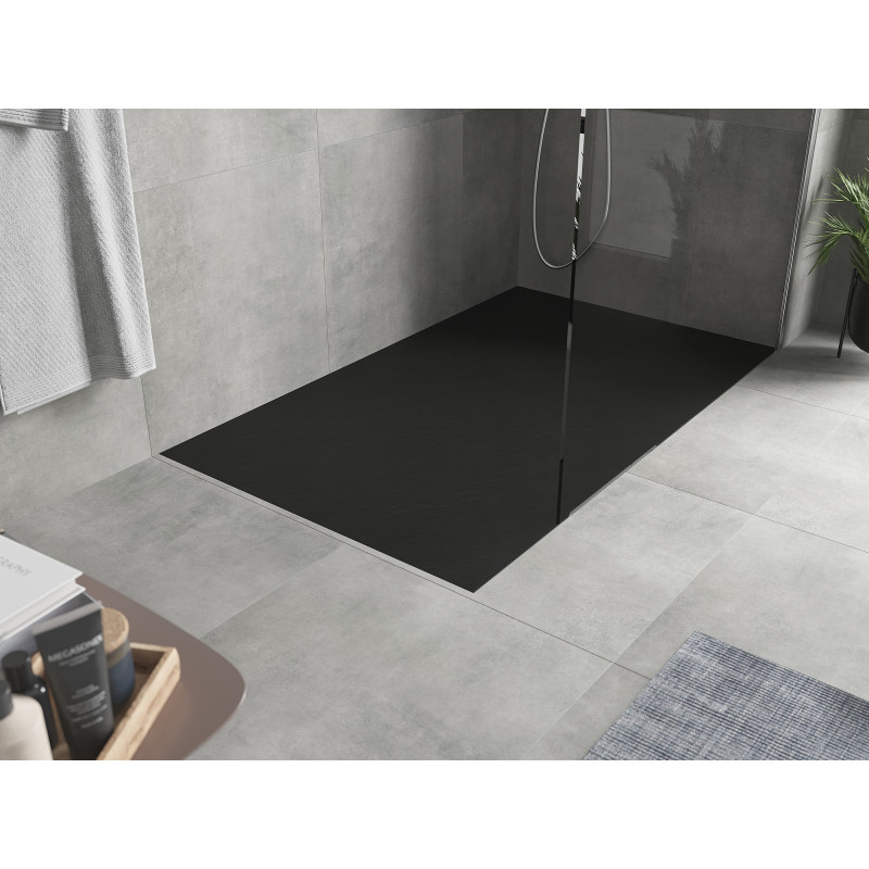 Mexen Hugo obdĺžnikový sprchovací kút SMC 150 x 80 cm, čierny - 42708015