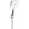 Mexen R-17 nástenný sprchový set, chróm/biela - 785175052-02