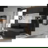 Mexen Ares kúpeľňový radiátor 900 x 500 mm, 372 W, Čierna - W102-0900-500-00-70