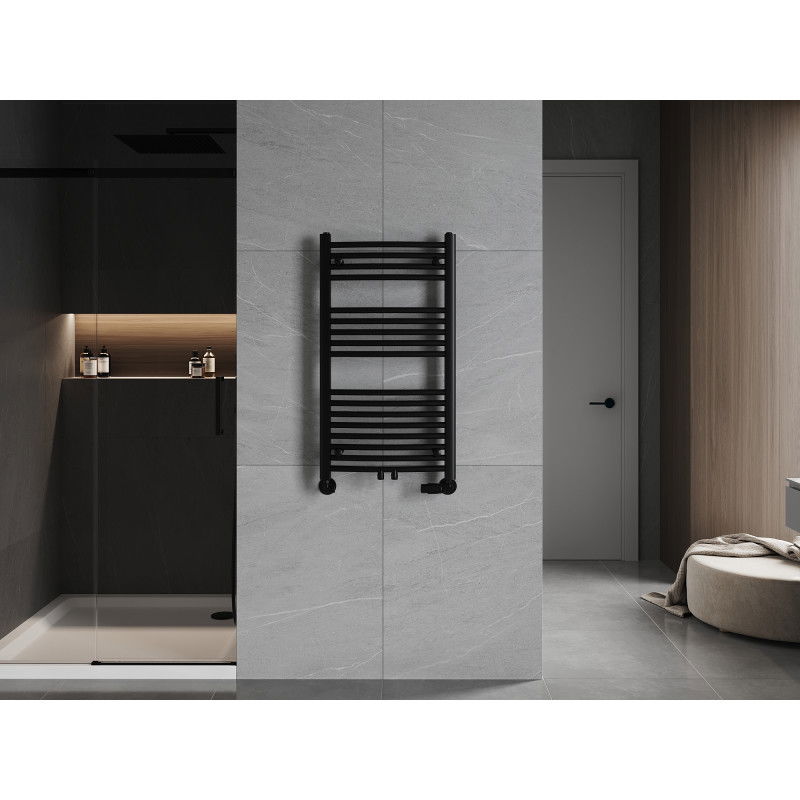 Mexen Ares kúpeľňový radiátor 900 x 500 mm, 372 W, čierny - W102-0900-500-00-70