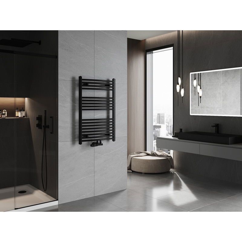 Mexen Ares kúpeľňový radiátor 900 x 600 mm, 433 W, čierny - W102-0900-600-00-70