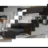 Mexen Ares kúpeľňový radiátor 900 x 600 mm, 433 W, Čierna - W102-0900-600-00-70
